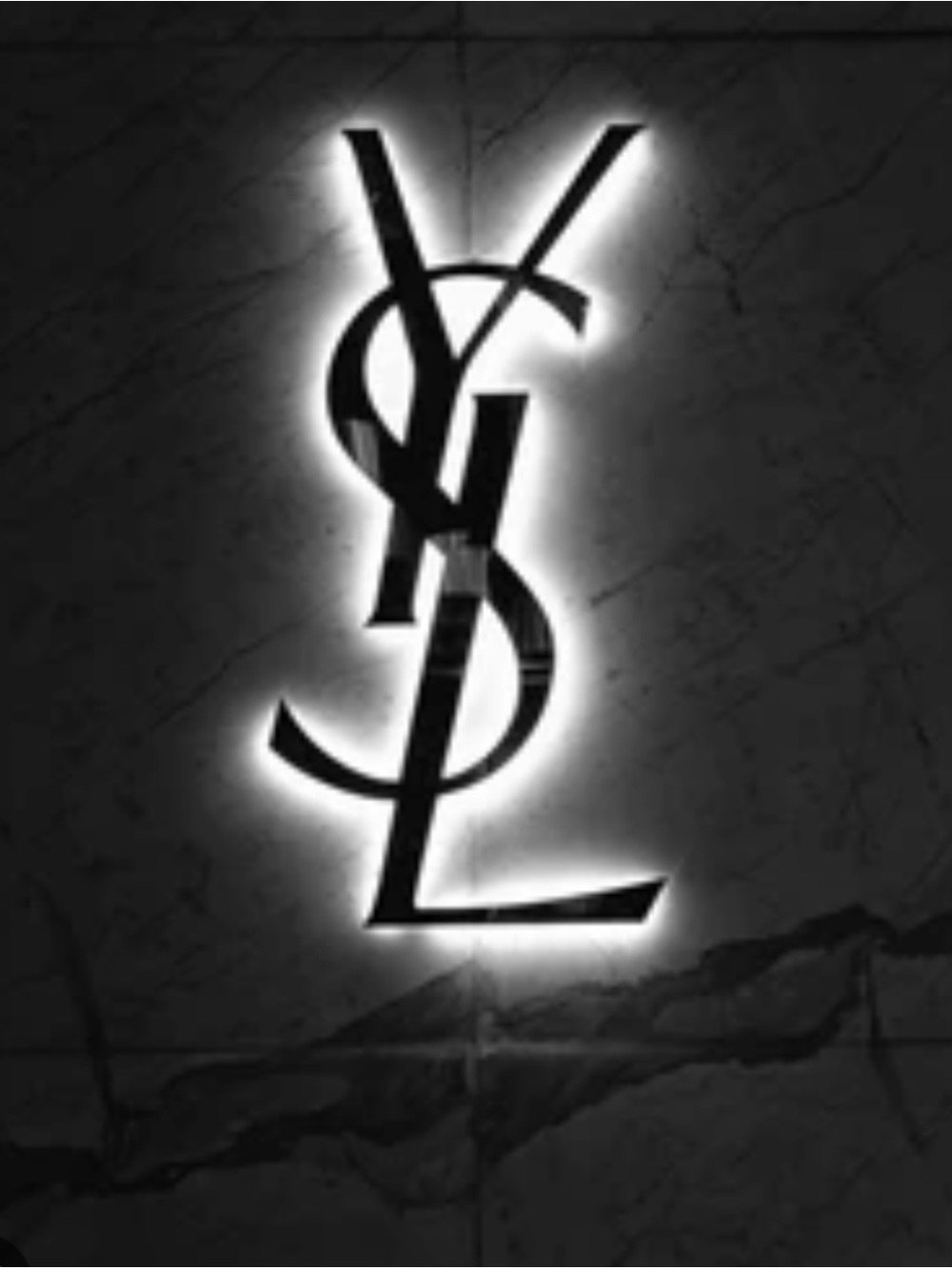 Saint Laurent Black Quilted Leather Card & Key Holder with Gold YSL Emblem - Picture 7 of 9